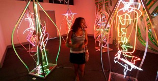 3d Neonscapes at the Spiva Art Center by Russ RuBert