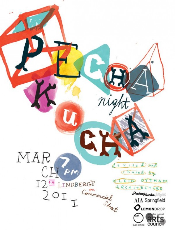 PechaKucha #1 poster by Daniel Zender